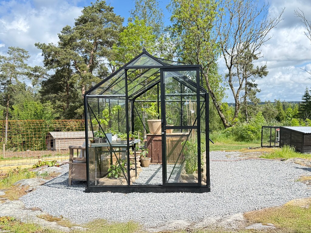 Drivhus Royal Well | Solstuen 7,5m² | Sort - Bilde 4