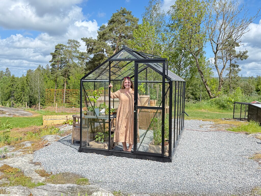 Drivhus Royal Well | Solstuen 7,5m² | Sort - Bilde 5