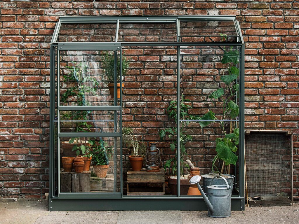 Drivhus Royal Well | Spirehuset 1,34m² | Olivengrå - Bilde 2