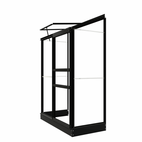 Drivhus Royal Well | Spirehuset 0,91m² | Sort