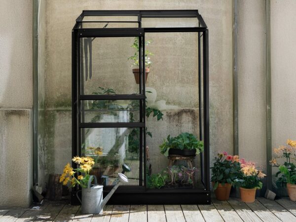 Drivhus Royal Well | Spirehuset 0,91m² | Sort