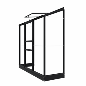 Drivhus Royal well Spirehuset 1,34m² Sort