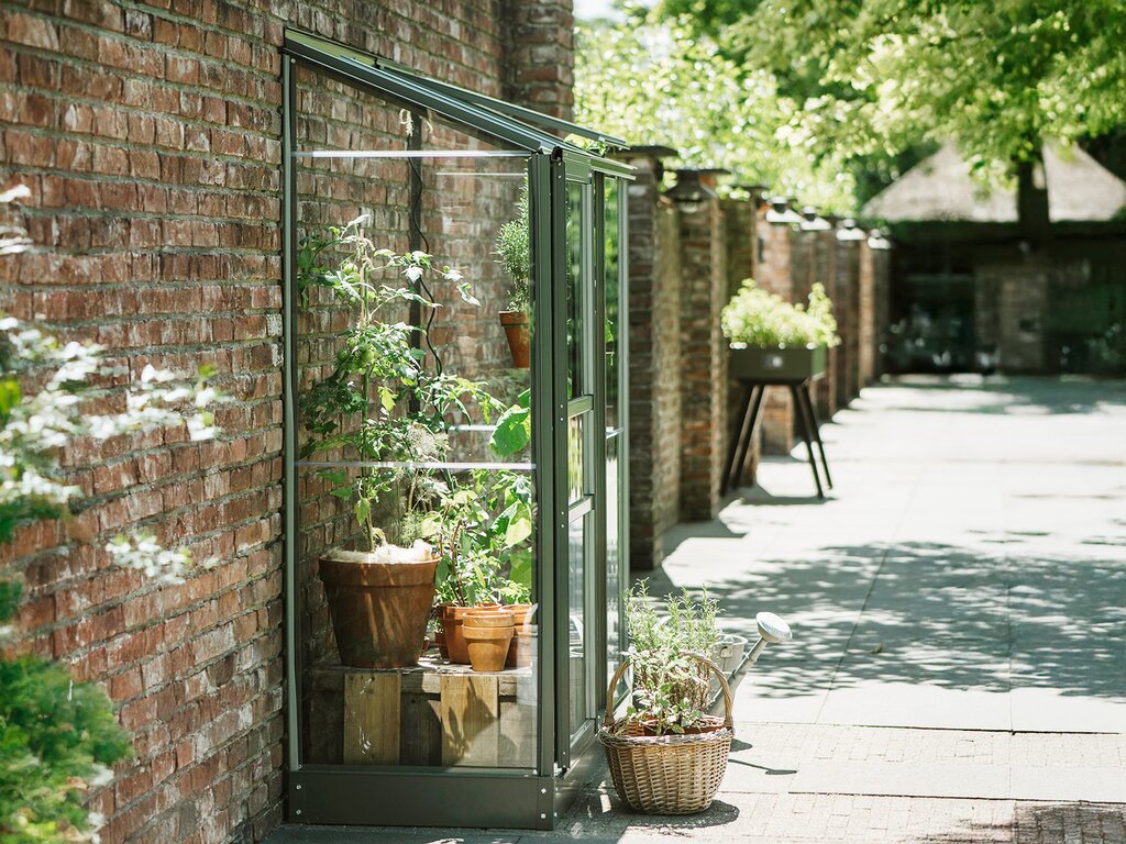 Drivhus Royal Well | Spirehuset 1,34m² | Olivengrå - Bilde 1