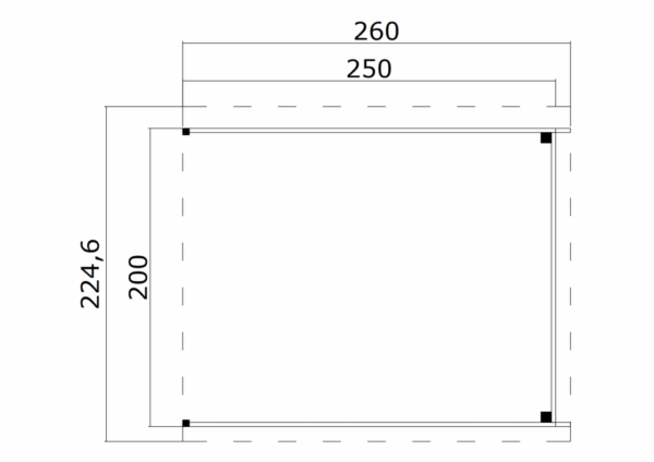 Ås takutspring | 200 x 250 cm