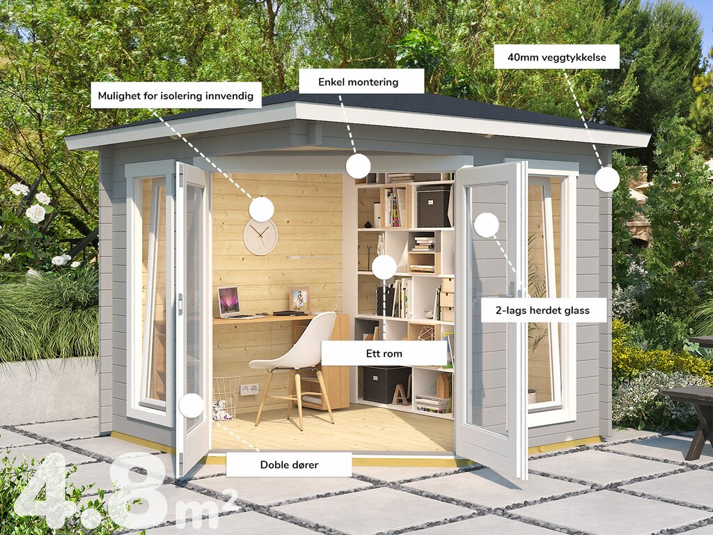 Anneks/Lysthus | Trondheim |4,8m² - Bilde 2