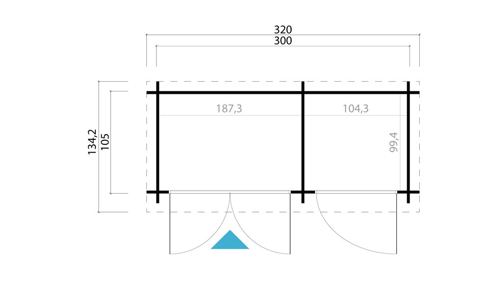 Bod Trysil 2 - 3,1m² - Bilde 3