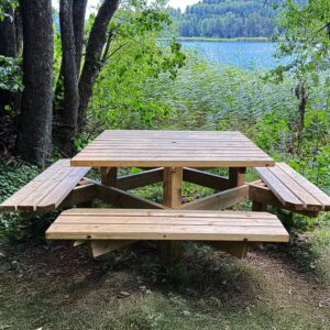 Large_bord 4_3 Jørgen piknikbord firkantet