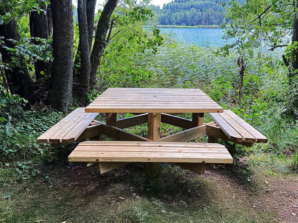 Jørgen piknikbord firkantet - Bilde 6