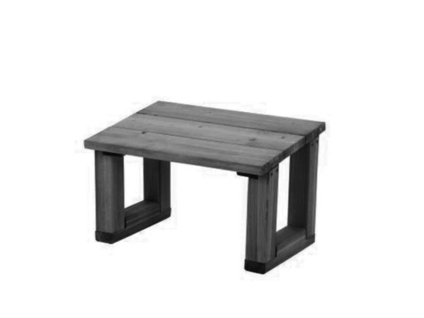 Large_fotskammel Fjelltopp sett med 2 loungestoler, fotskamler og bord