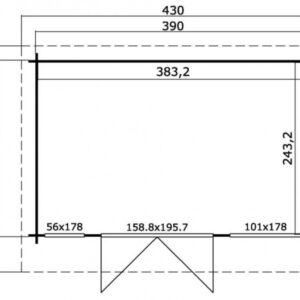 Large_fredrikstad anneks tegning_1 Anneks | Fredrikstad 1 | 9,7m²