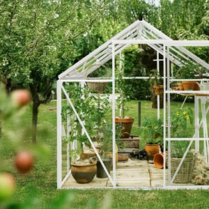 Drivhus Spire 3,7m² Hvit