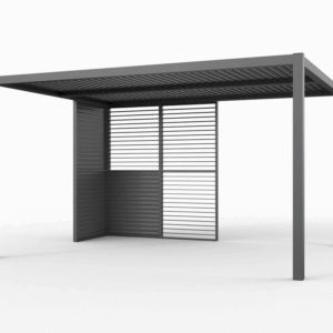 Pergola Lamellvegg | 90x218 | hvit