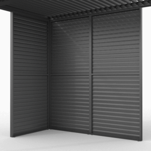 Pergola Lamellvegg | 90x218 | hvit