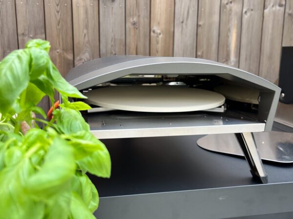 Pizzaovn gass Napoli 13" med roterende pizzastein