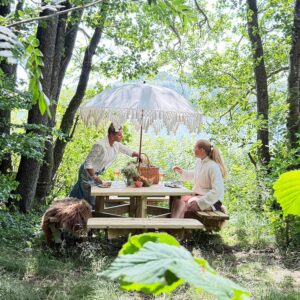Large_piknikbord med damer 4_3 Jørgen piknikbord firkantet