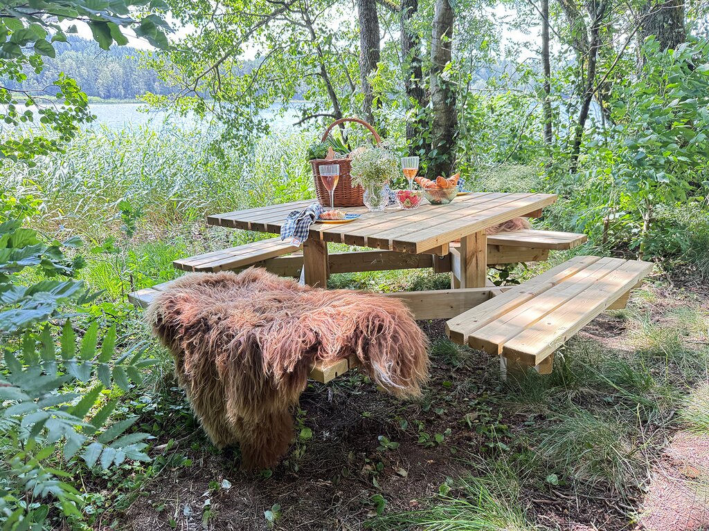 Jørgen piknikbord firkantet - Bilde 5