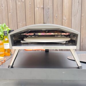 Pizzaovn gass Napoli 13" med roterende pizzastein