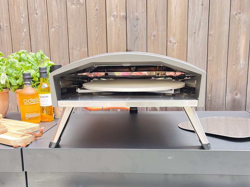 Pizzaovn gass Napoli 13" med roterende pizzastein - Bilde 3