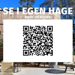 Pergola veggmontert høy | Sørøya | 3x3m sort