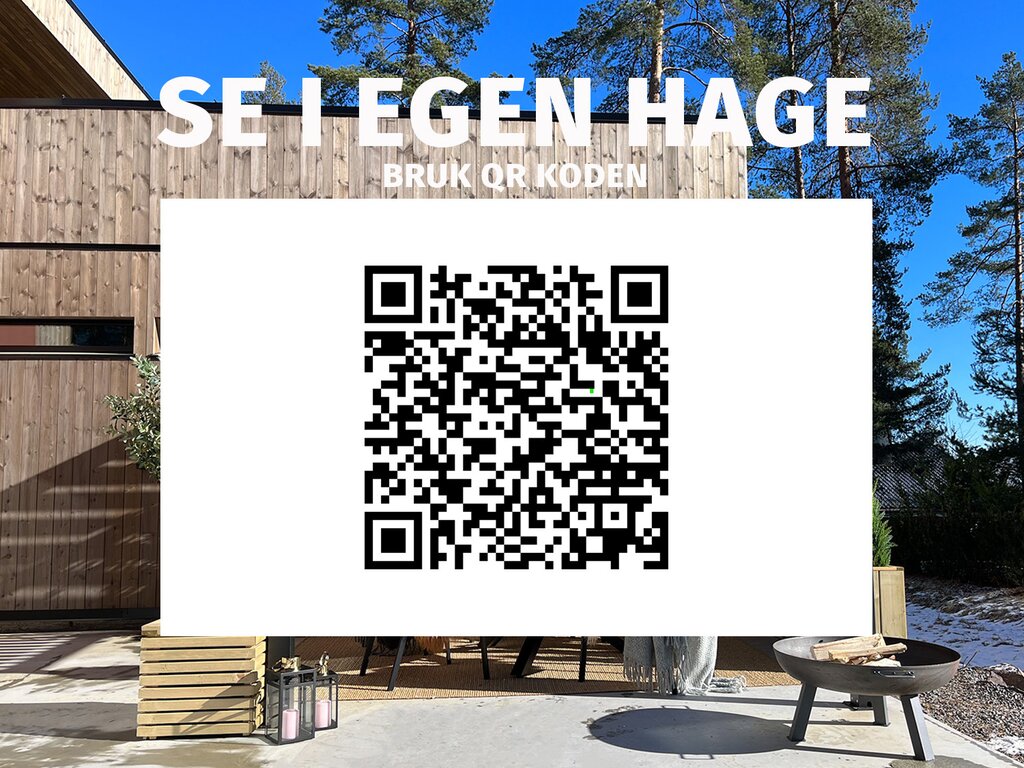 Pergola veggmontert høy | Sørøya | 3x3m sort - Bilde 9