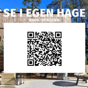 Pergola veggmontert høy | Sørøya | 3x4m sort