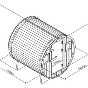 Badstue panorama 6 personer