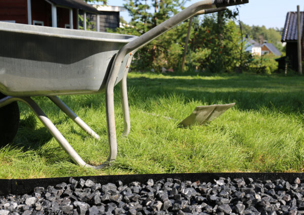 Hagekant Sort  106x24/16 cm | 5 pakk