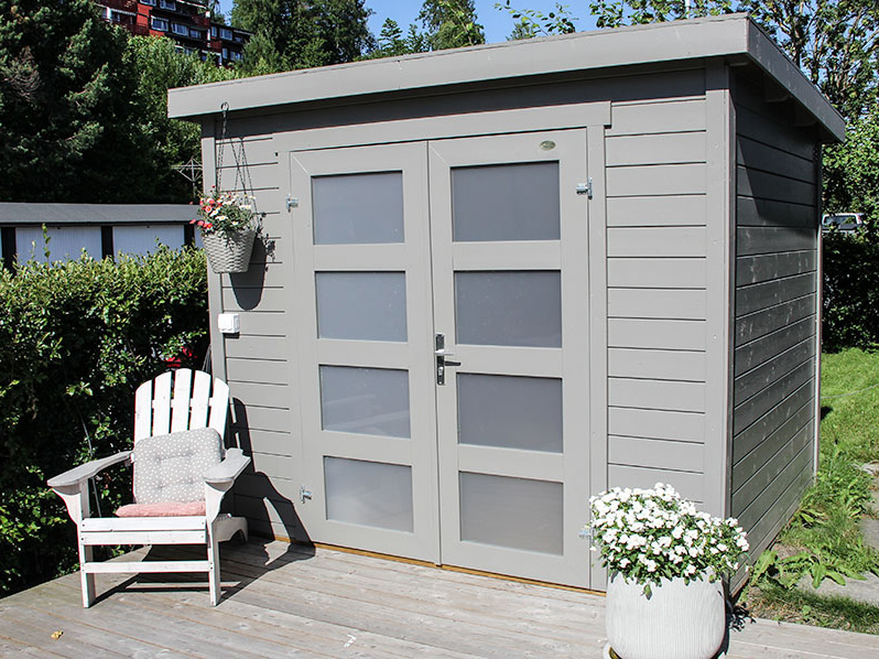 Kombinert bod og solvegg – smart og hyggelig løsning!