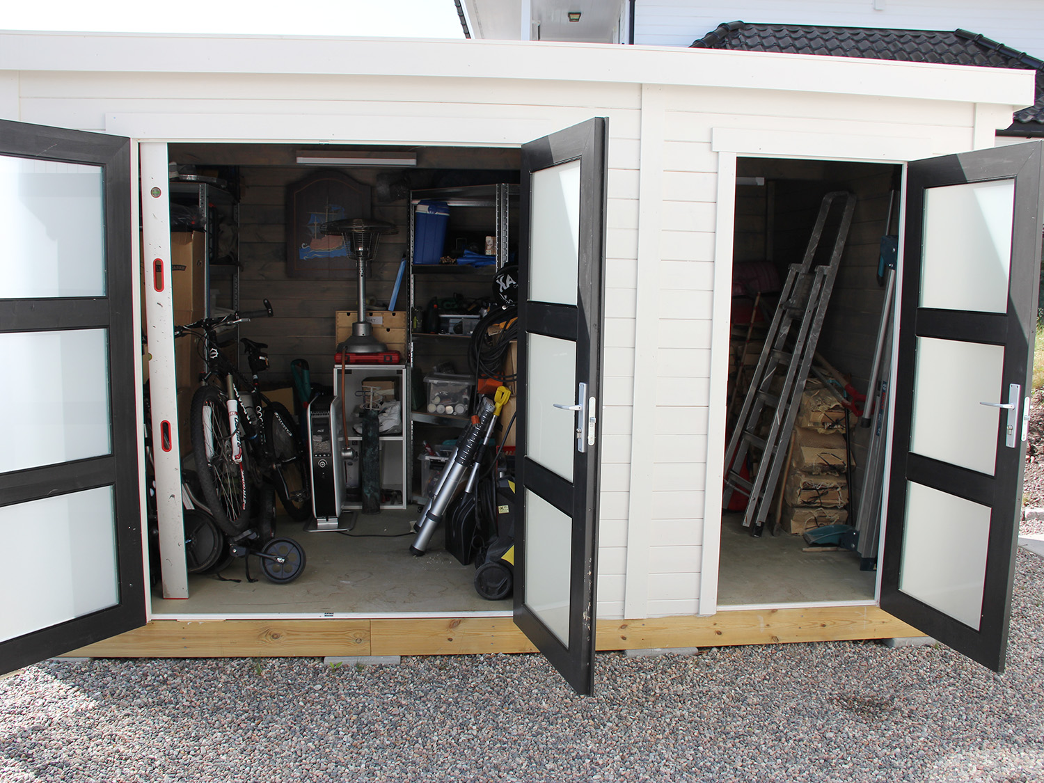 Hva kan du lagre i en hagebod som ikke er isolert?