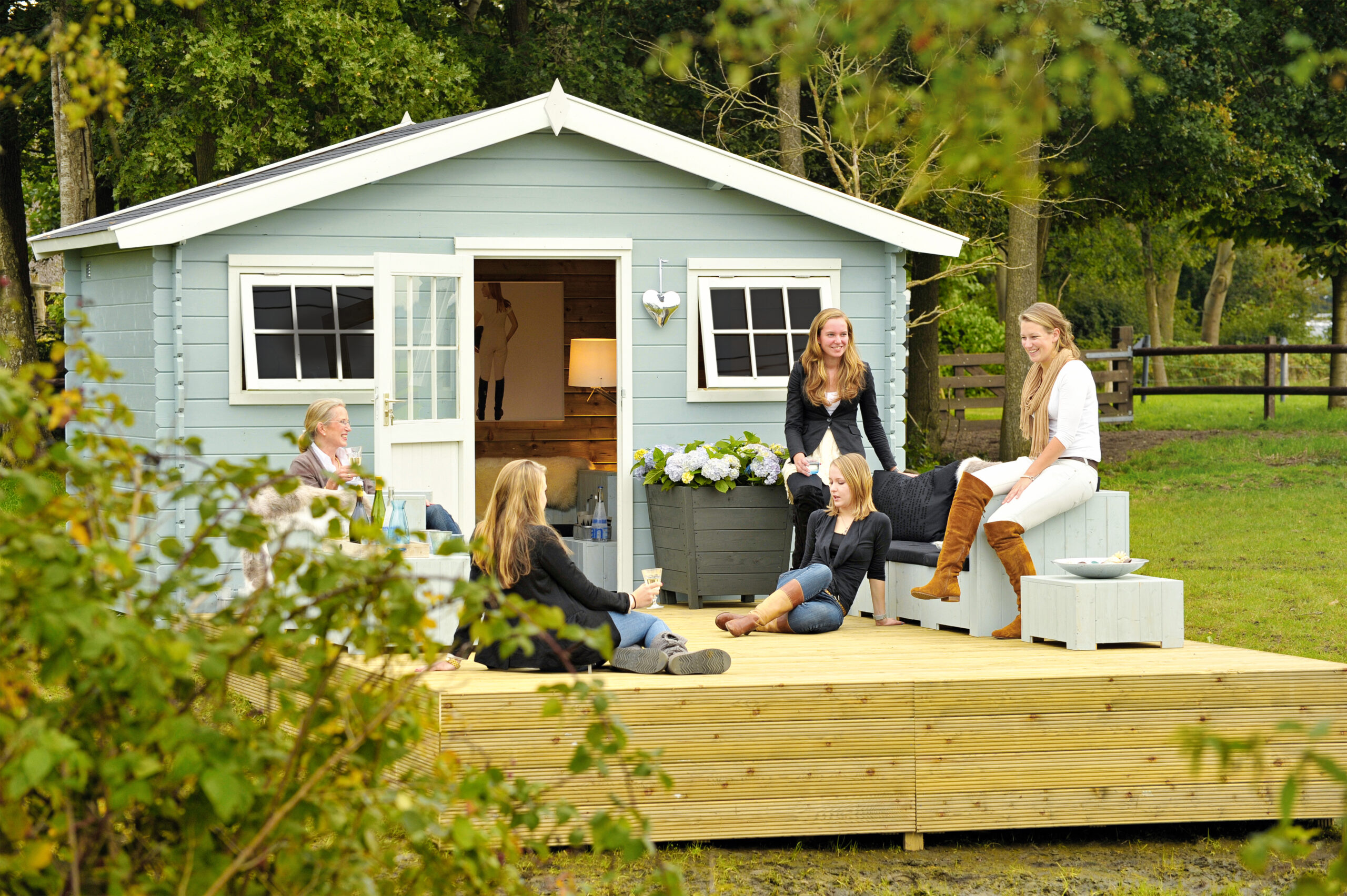 En hagestue forlenger utesesongen