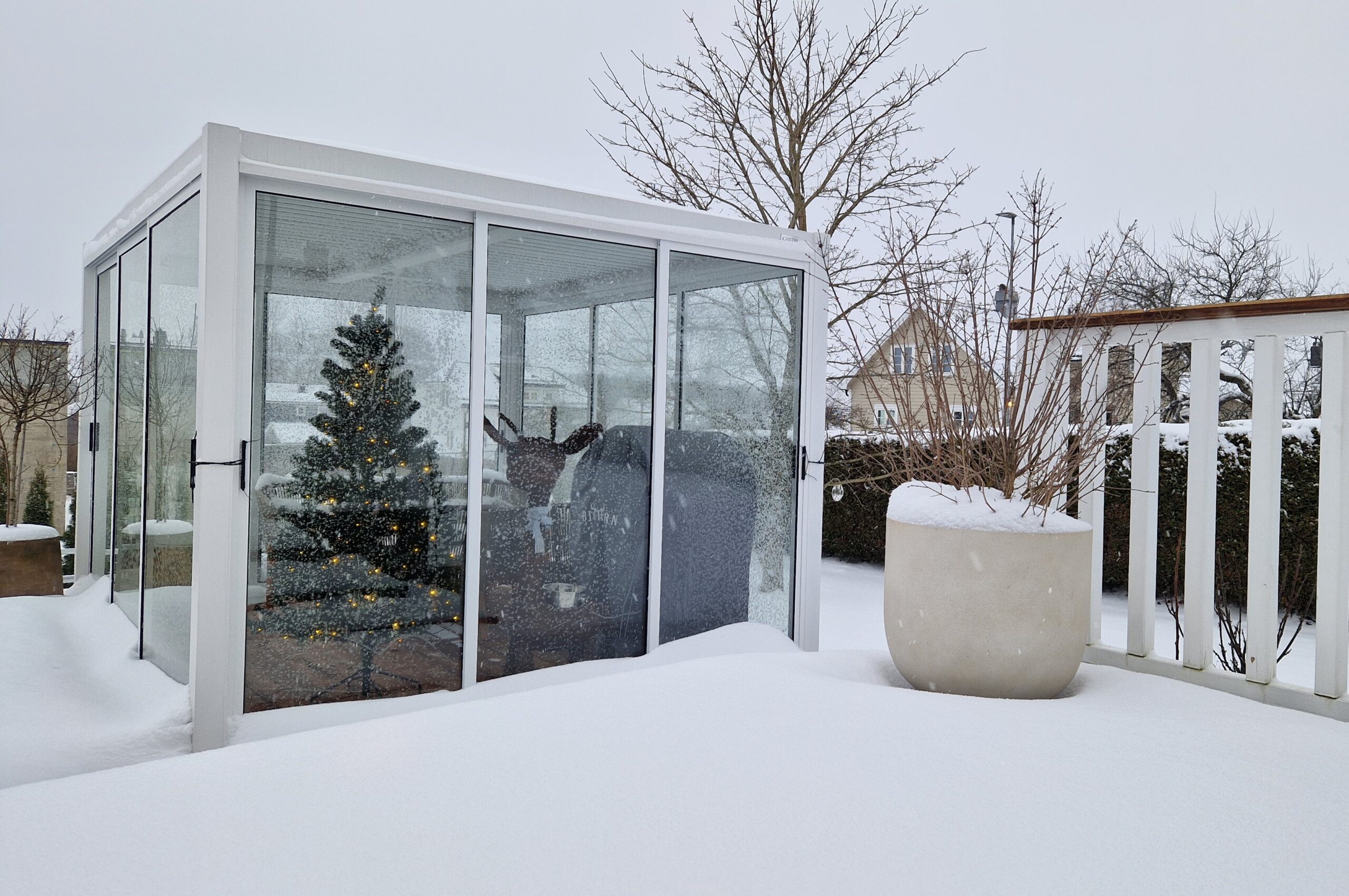 Kan pergolaen stå ute om vinteren?