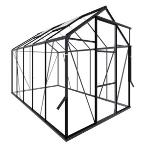 Drivhus Royal Well Spire 6,0m² Sort