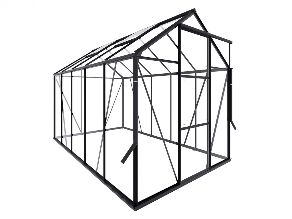 Drivhus Royal Well | Spire 6,0m² | Sort - Bilde 3