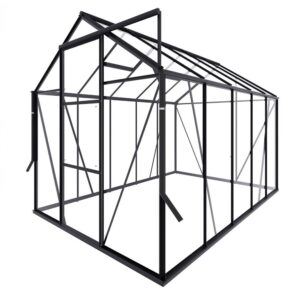 Drivhus Royal Well Spire 6,0m² Sort