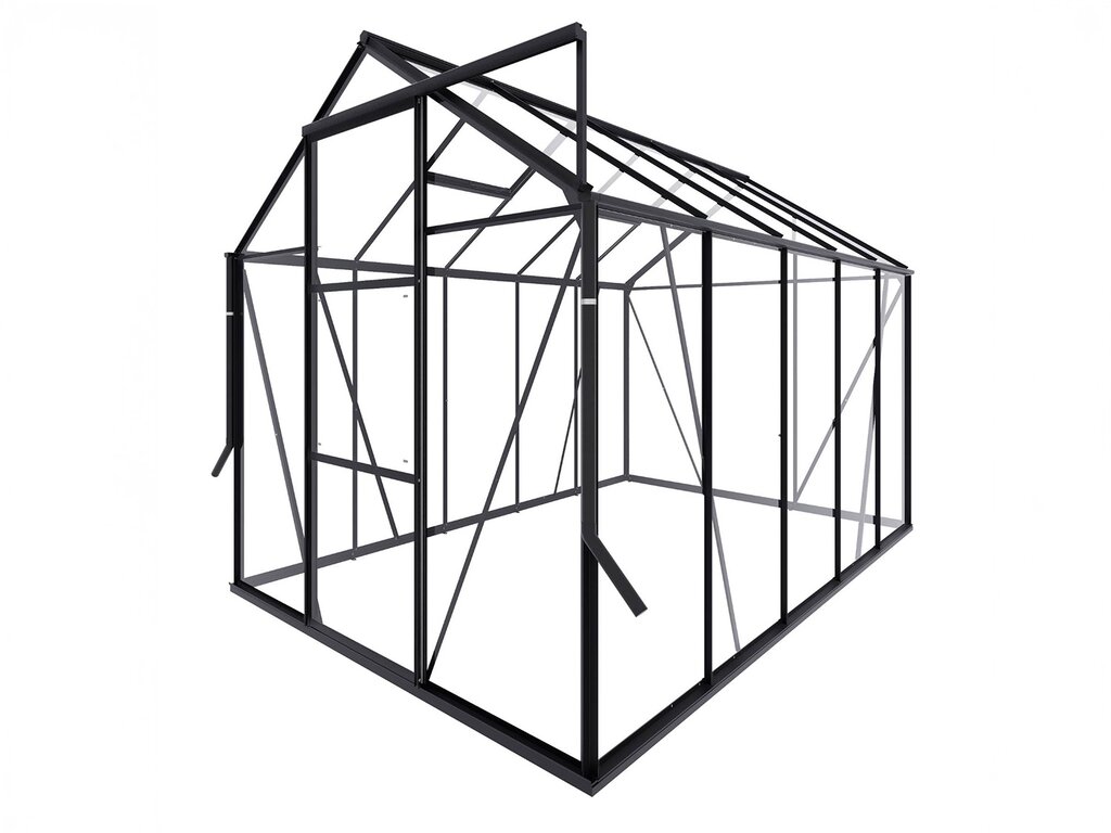 Drivhus Royal Well | Spire 6,0m² | Sort - Bilde 5