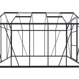 Drivhus Royal Well Spire 6,0m² Sort