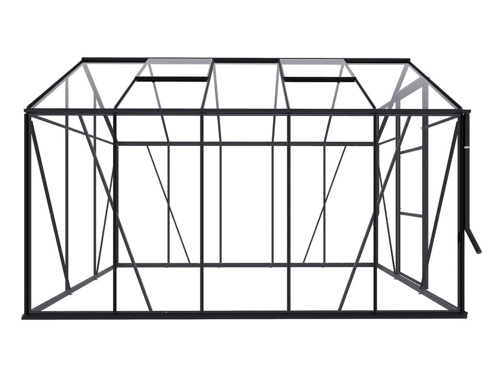 Drivhus Royal Well | Spire 6,0m² | Sort - Bilde 6