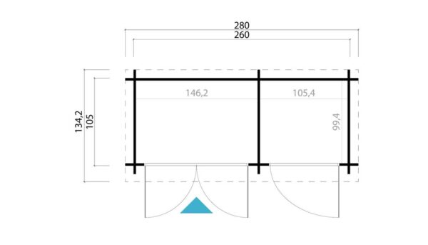 Bod | Trysil 1 | 2,5m²