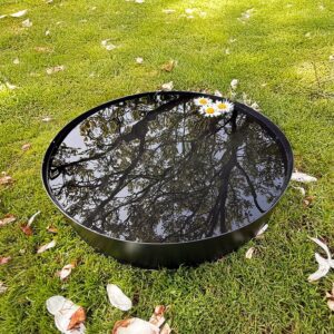 Vannspeil sort 70 cm