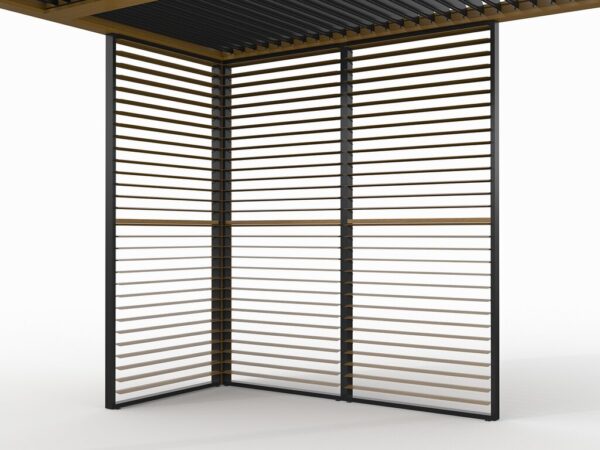 Pergola Lamellvegg | 90x218 | Eikelakkert