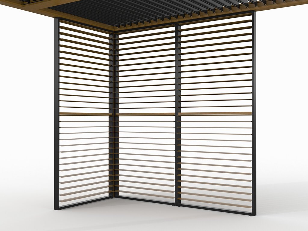 Pergola Lamellvegg | 90x218 | Eikelakkert - Bilde 5