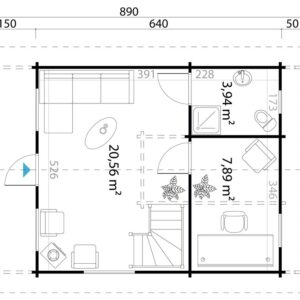 Hytte | Figgjo | 46,4m²