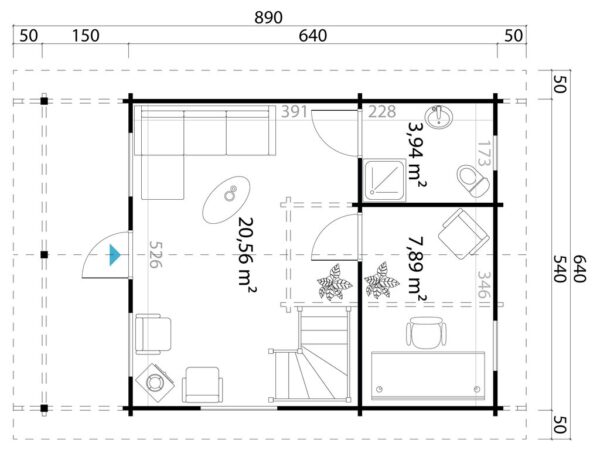 Hytte | Figgjo | 46,4m²