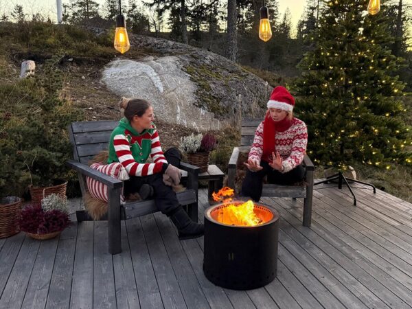 Large_Jul gardia 4_3 Smokeless bålpanne m/trekk sort