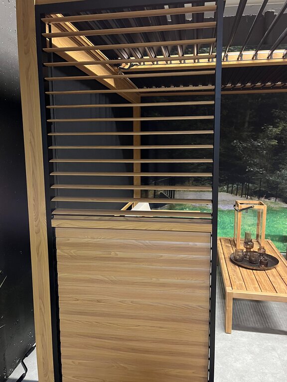 Pergola Lamellvegg | 90x218 | Eikelakkert