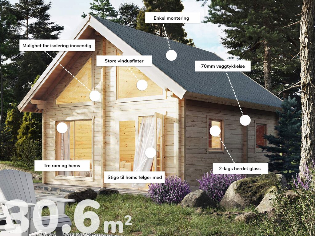 Hytte | Malvik | 39,8m² - Bilde 2