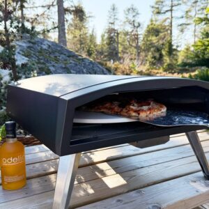 Pizzaovn gass Napoli 13" med roterende pizzastein