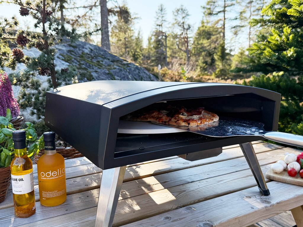 Pizzaovn gass Napoli 13" med roterende pizzastein - Bilde 2