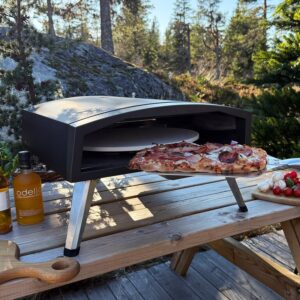 Pizzaovn gass Napoli 13" med roterende pizzastein