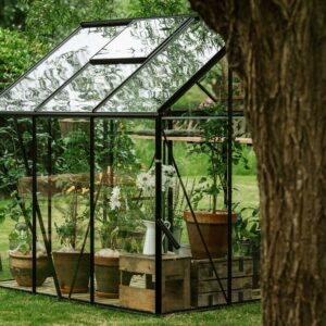 Drivhus Royal Well Spire 6,0m² Sort